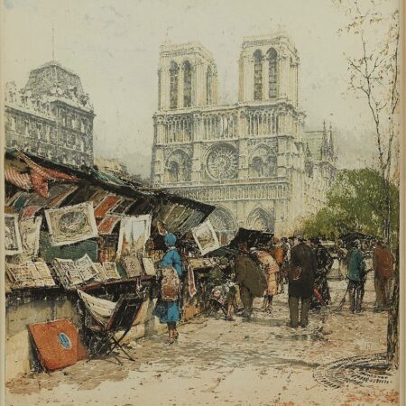 Luigi Kasimir Notre Dame Paris Etching