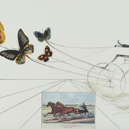 Salvador Dali "American Trotting Horses No. 1" Lithograph