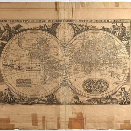 Nicolaes Visscher World Map 1657