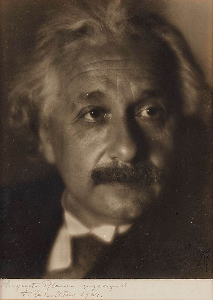 Tycko Albert Einstein 1934 Autograph Photograph