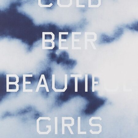 Ed Ruscha "Cold Beer Beautiful Girls" Color Lithograph on Wove Paper