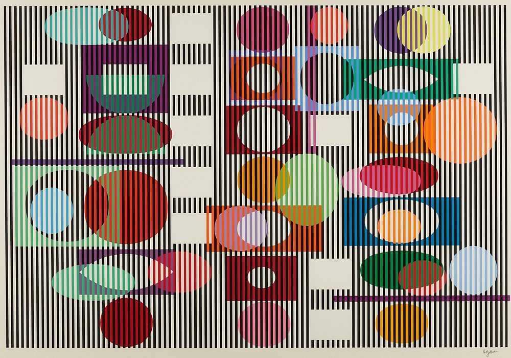 Yaacov Agam "Double Metamorphosis" Silkscreen