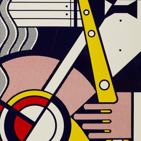 Roy Lichtenstein Aspen Winter Jazz Silkscreen Signed