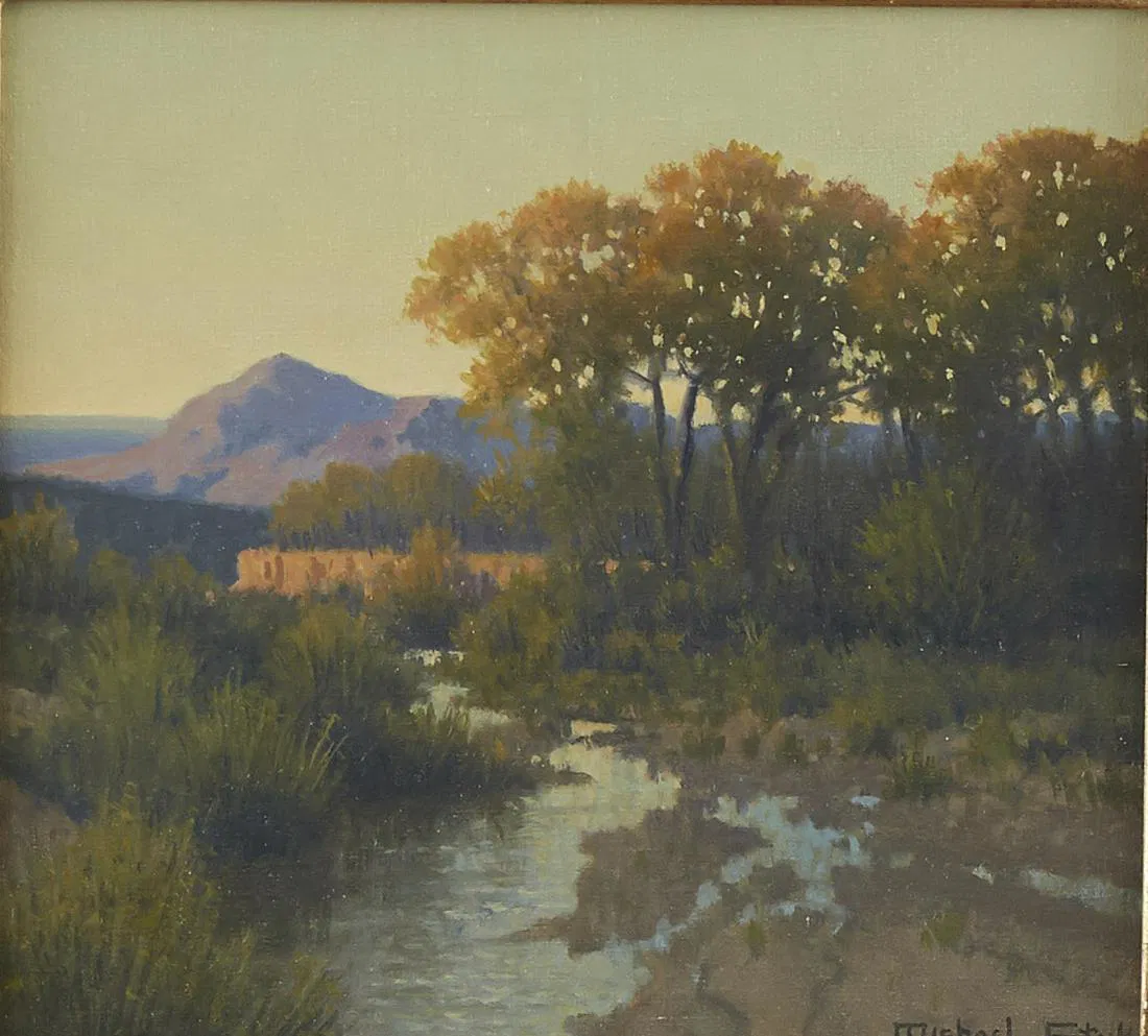 Michael Stack "San Pedro Evening Light" Oil on Canvas