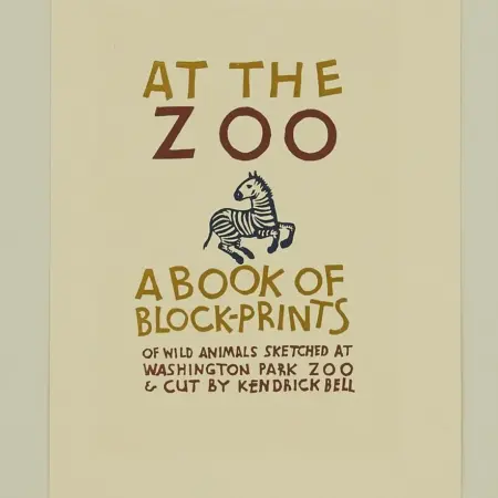 WPA Milwaukee Handicraft Project Book Design Portfolio "At the Zoo"