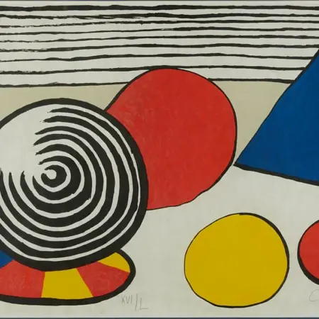 Alexander Calder "Birth of the Unexpected" Lithograph