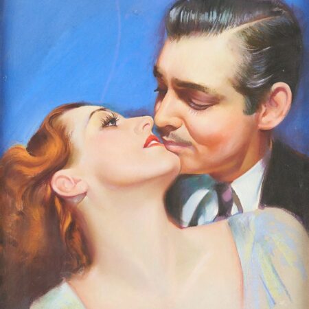 Charles Rubino "Clark Gable" Pastel on Board