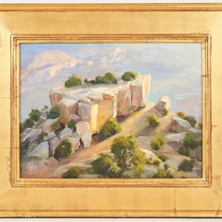 Peter A. Nisbet "Study for Morning Moran Point" Oil on Board