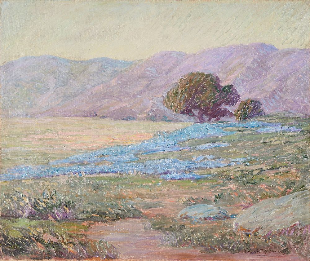 Edwin Dawes California Landscape Oil on Canvas