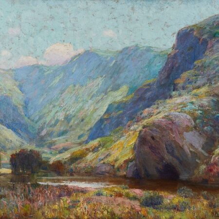 Nicholas Brewer "Aliso Canyon, California" Painting
