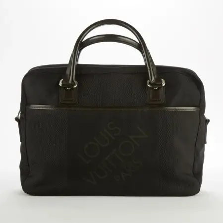 Louis Vuitton Black Canvas Yack Damier Geant Briefcase