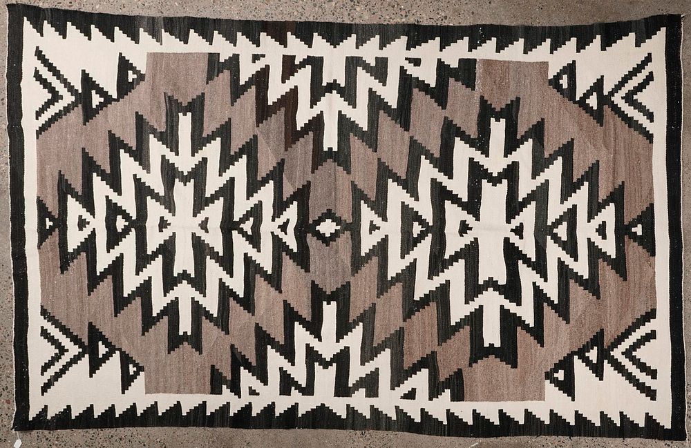 Two Grey Hills Navajo Blanket 5x10