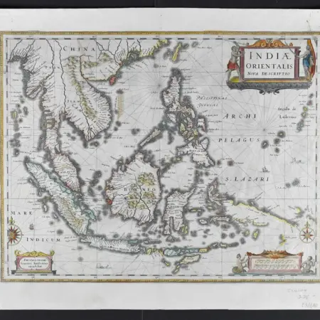 Jansson Map of the East Indian Ocean Archipelagos