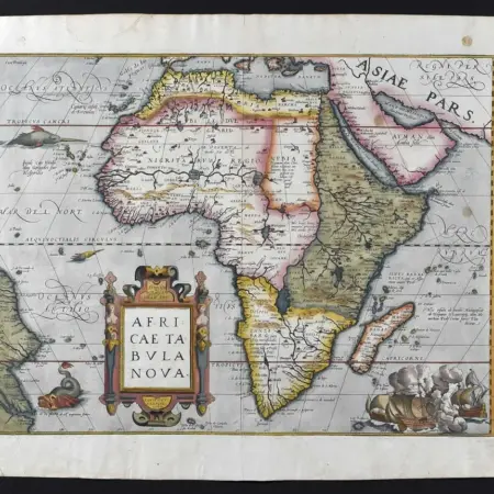 Ortelius Map of Africa 1570