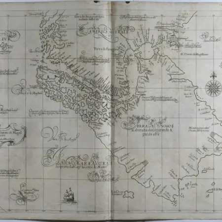 Lucini Magellan Map Tierra del Fuego