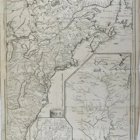 Le Rouge Map of Theatre de la Guerre en Amerique 1777