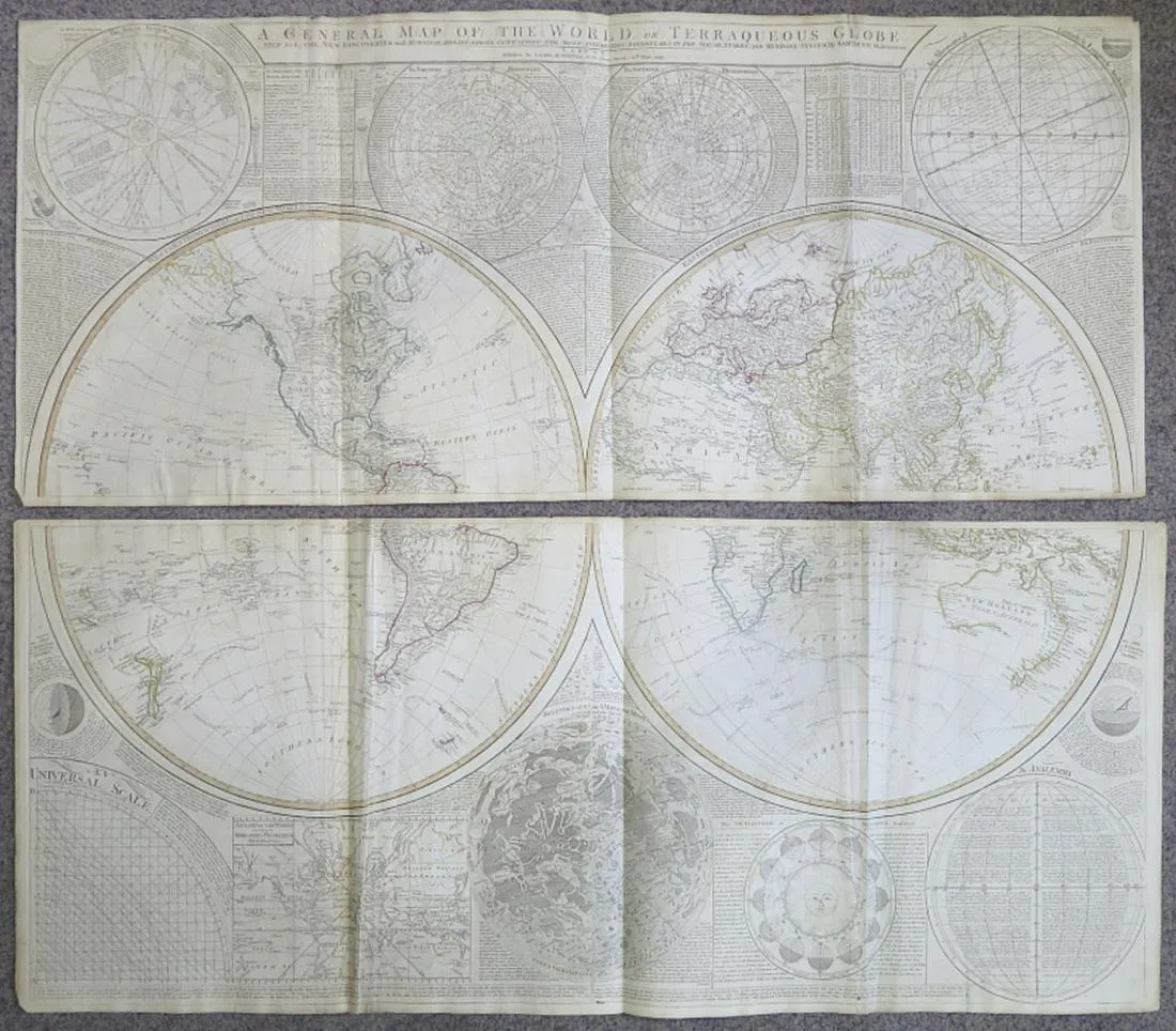 A General Map of the World London 1799