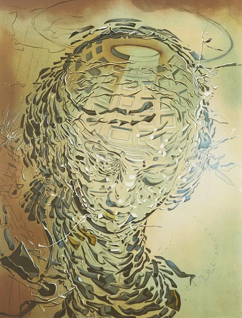 Salvador Dali "Cosmic Madonna" Lithograph