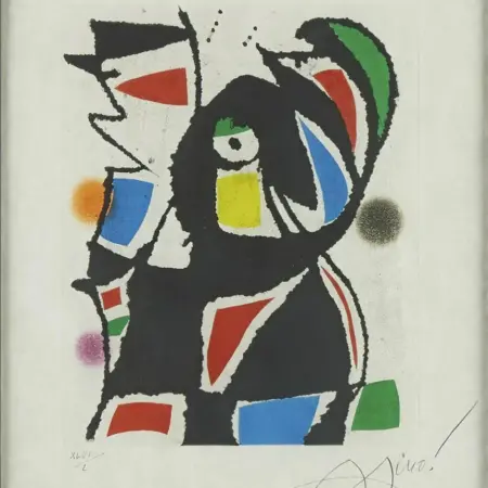 Joan Miro Aquatint from "Le Marteau Sans Maitre"