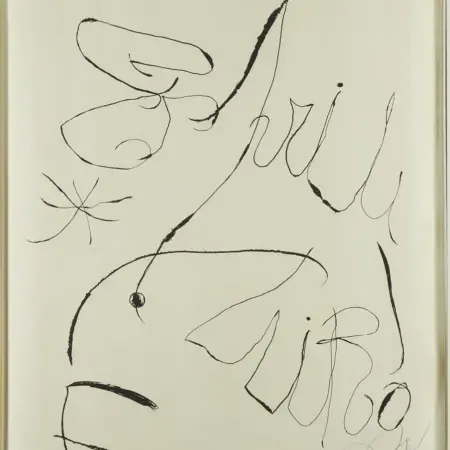 Joan Miro "Espriu" Etching