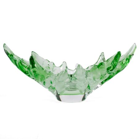 Lalique Champs Elysees Green Crystal Jardiniere