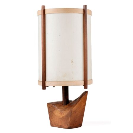 George Nakashima Wooden Table Lamp