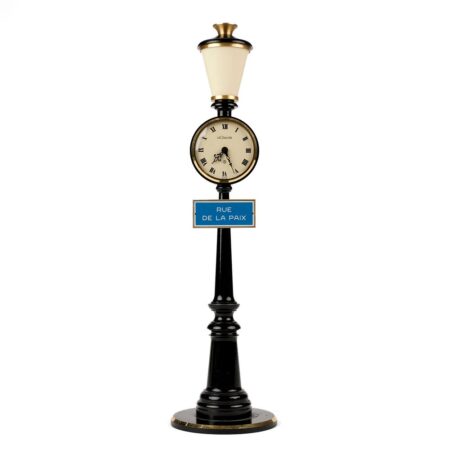 Le Coultre Rue de la Paix Lamp Post Desk Clock