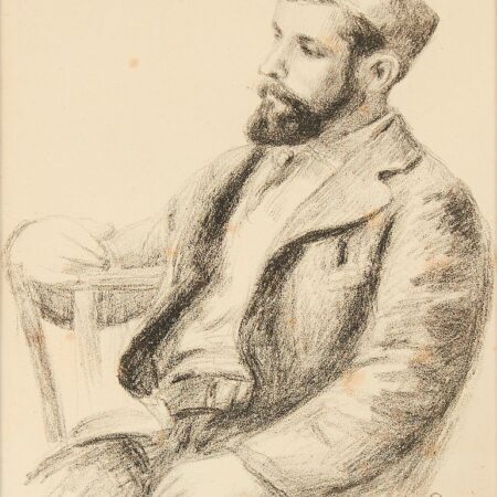 Pierre Renoir "Louis Valtat Portait" Lithograph