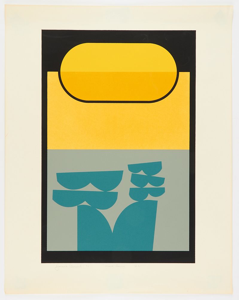 Howard Krisel "Wave Form" Screenprint