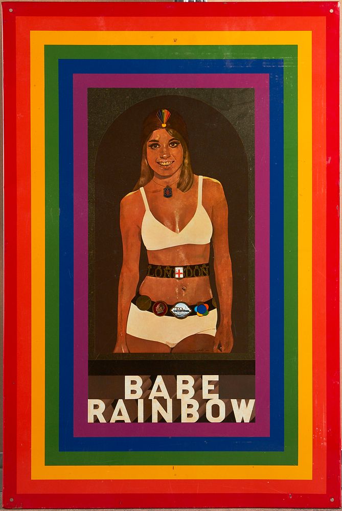 Peter Blake "R is for Rainbow" Screenprint on Tin