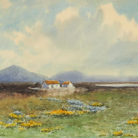 Percy French "Connemara" Watercolor