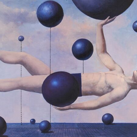 Alexander Gorenstein "Equilibrium" Oil on Canvas