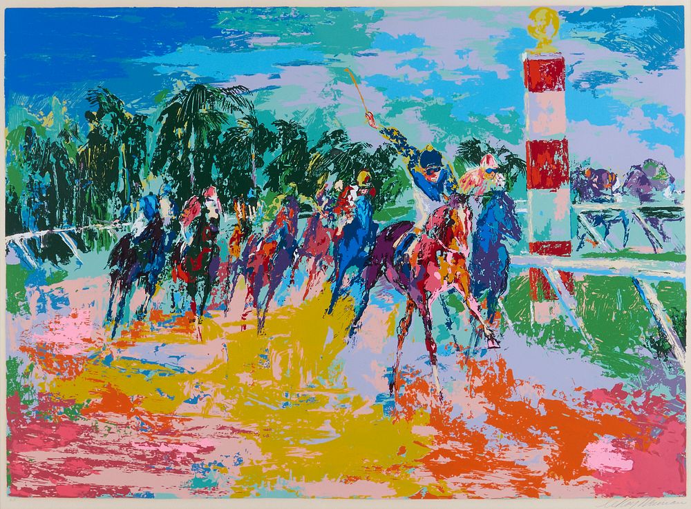 LeRoy Neiman "Florida Racing" Serigraph 1974