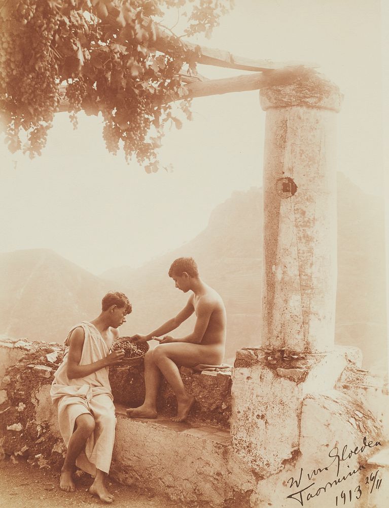 Wilhelm von Gloeden "Pastoral Idyll" Photograph