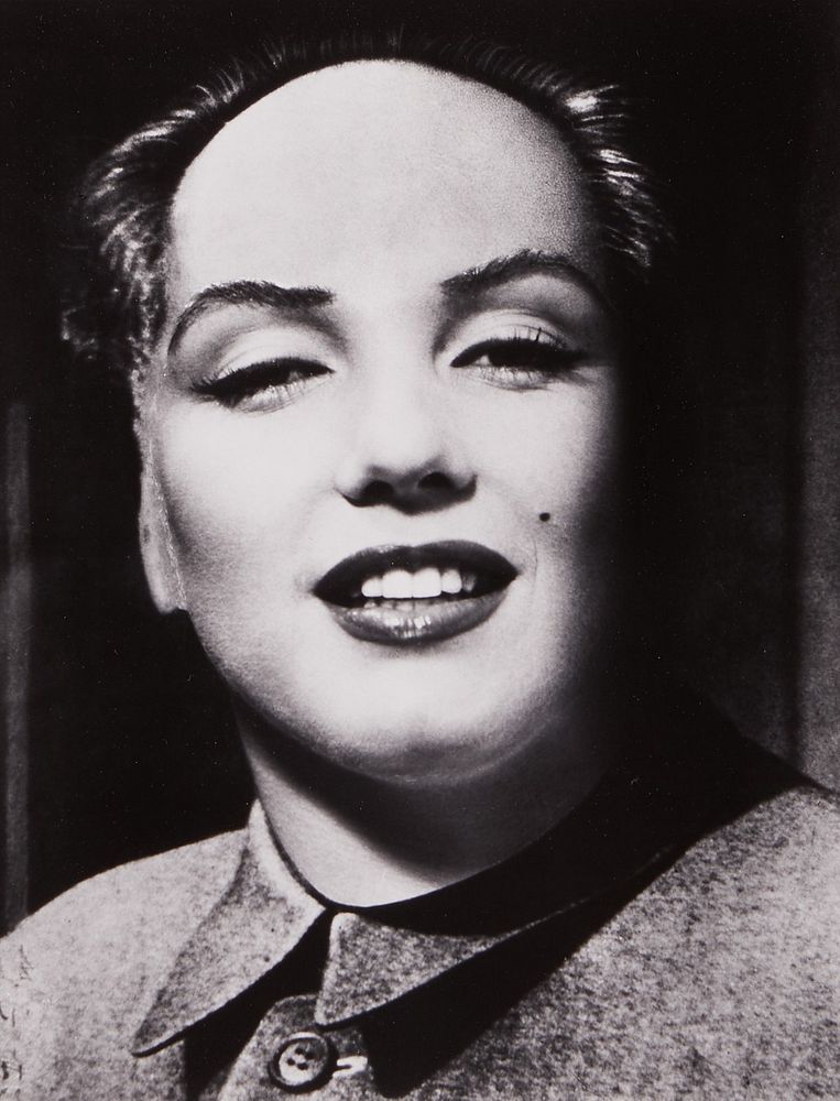 Philippe Halsman Marilyn as Mao