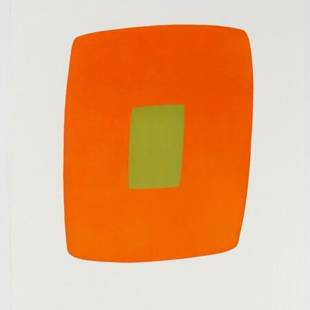 Ellsworth Kelly "Orange Green" Lithograph