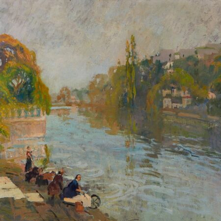 Elie Anatole Pavil Impressionist Painting Russian