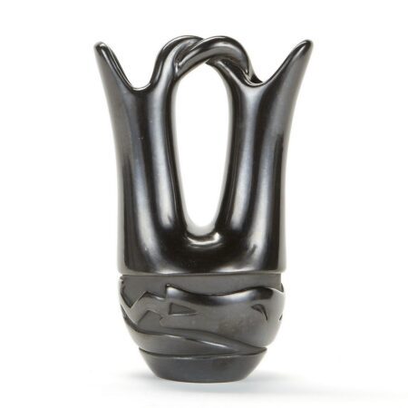 Elizabeth Naranjo Blackware Wedding Vase