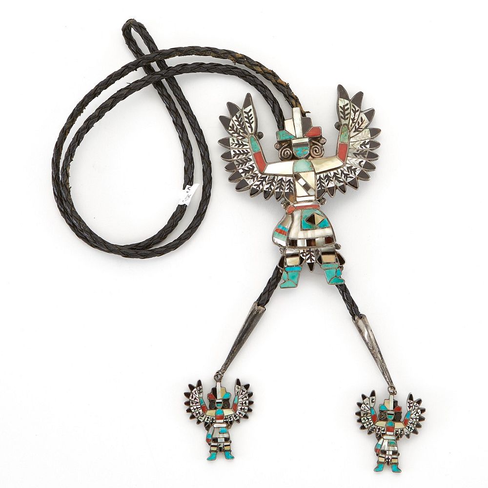 Edward & Pablita Quam Zuni Bolo Tie