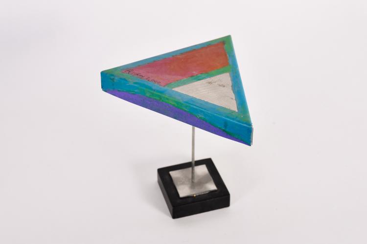 George Rickey (1907-2002), "Unknown (Small Triangle)," Painted Steel Sculpture, 2000