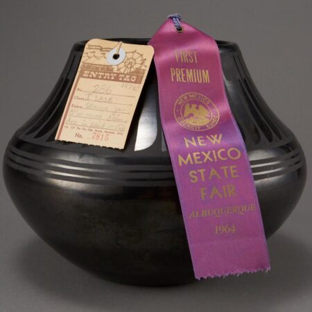 Maria Martinez San Ildefonso Blackware Pot