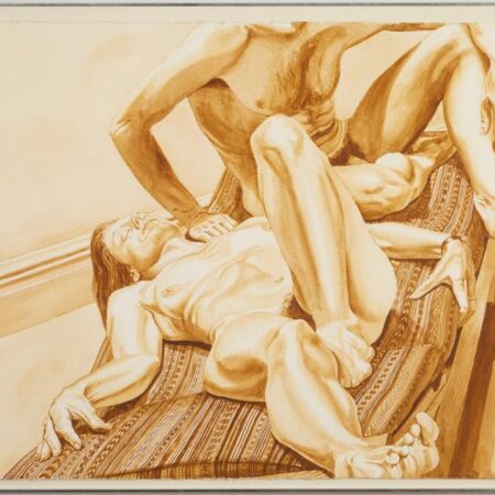 Philip Pearlstein Watercolor on Paper