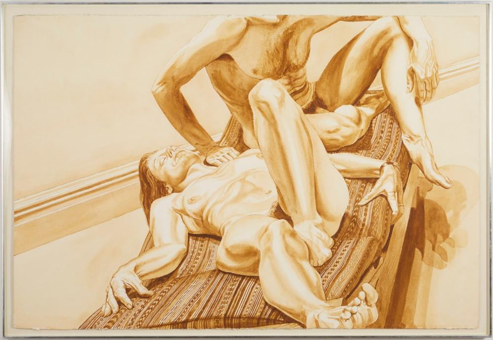 Philip Pearlstein Watercolor on Paper