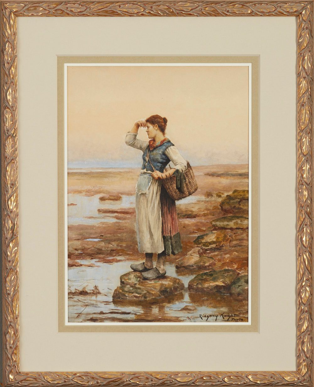 Daniel Ridgway Knight Watercolor