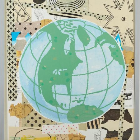 Donald Baechler "Globe" Screenprint