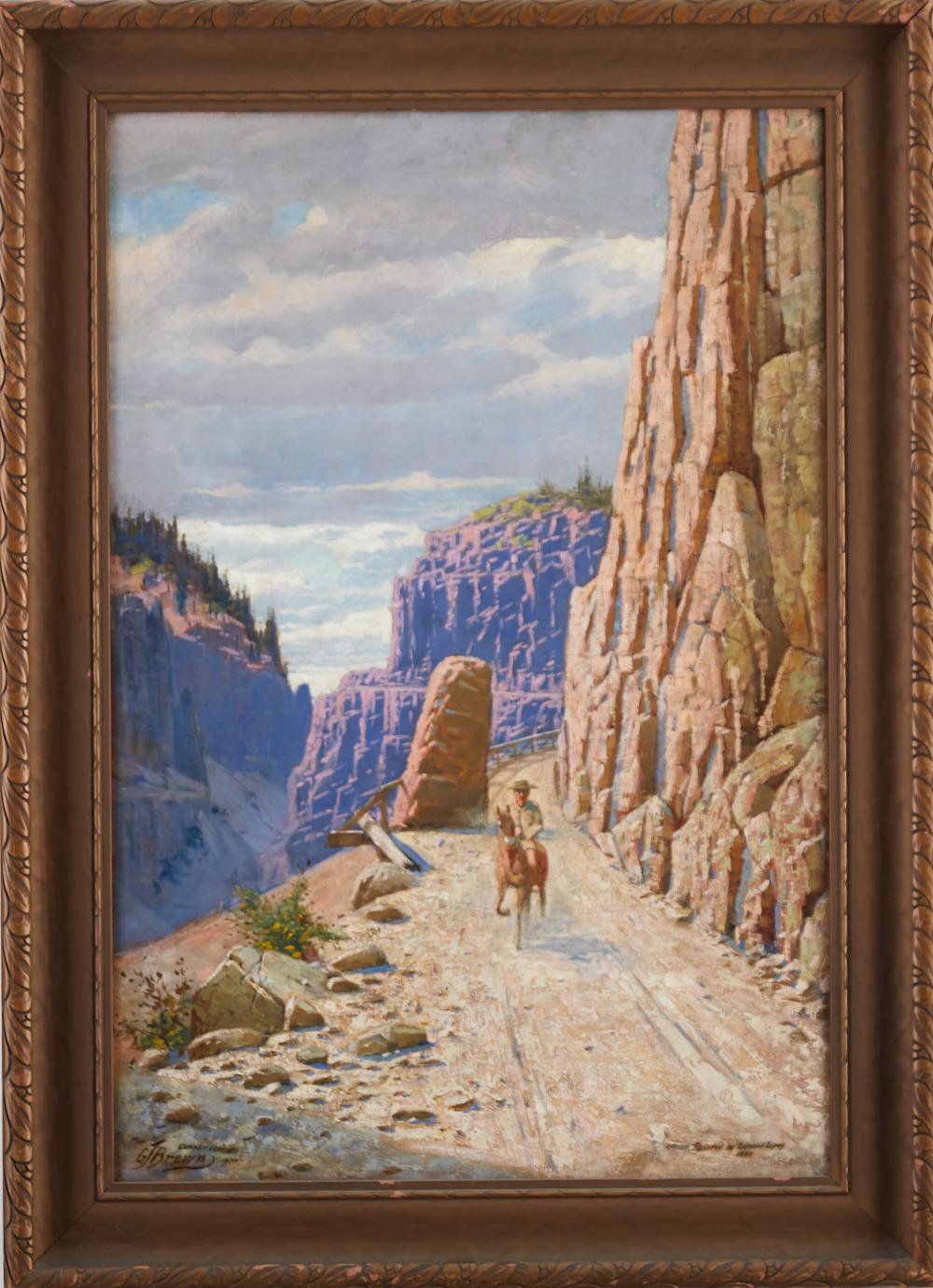 Edward Espey Grand Canyon Oil on Canvas California