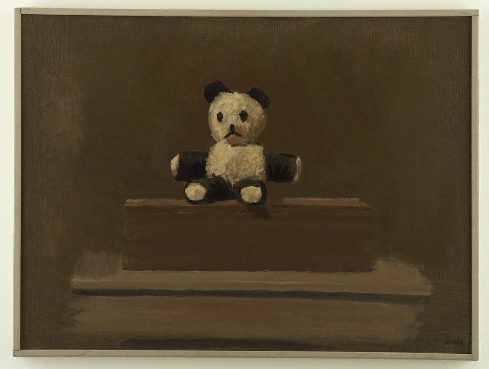 Mike Lynch Teddy Bear Oil on Canvas