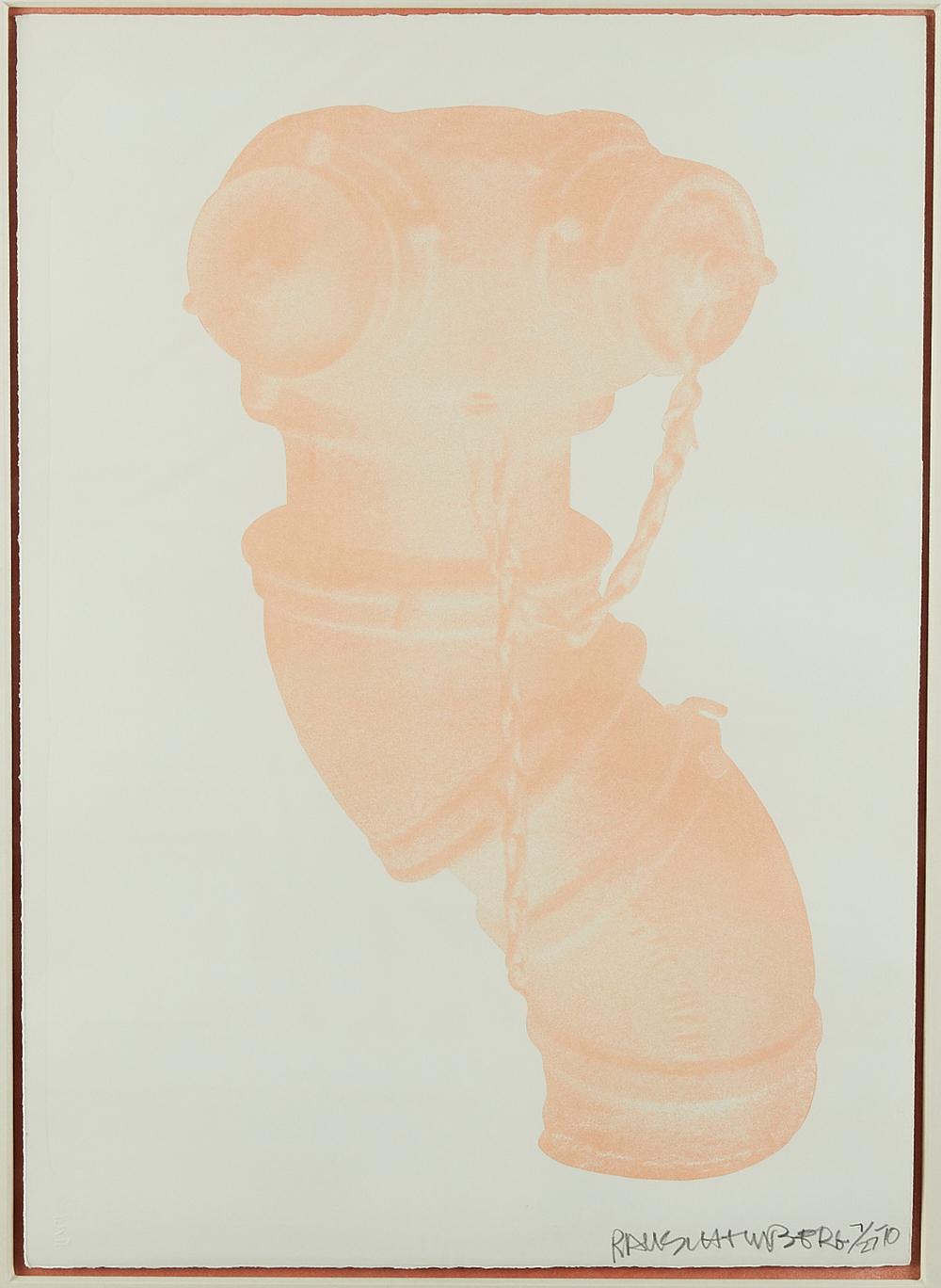 Robert Rauschenberg Fire Hydrant Lithograph