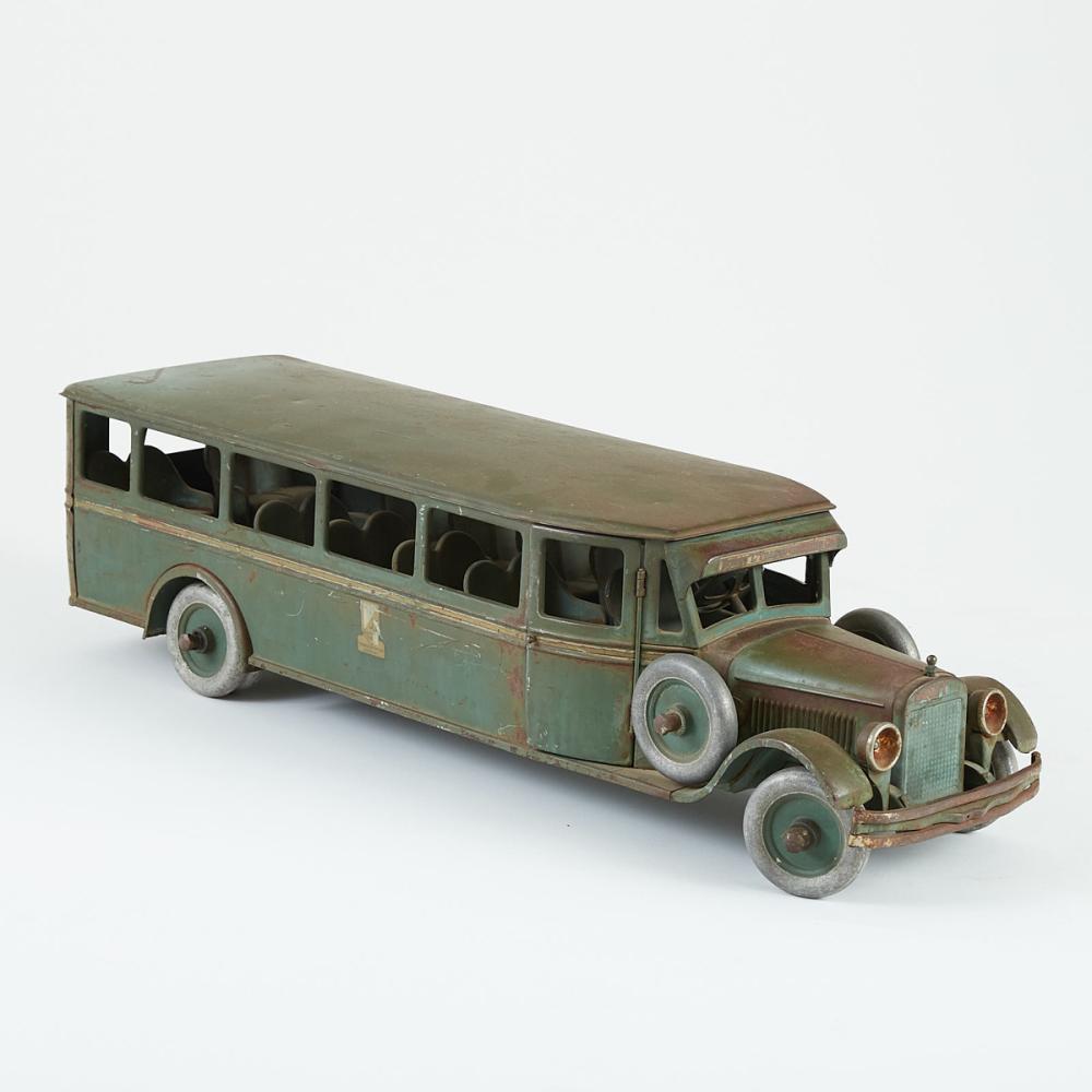 Buddy L Pressed Steel Passenger Bus