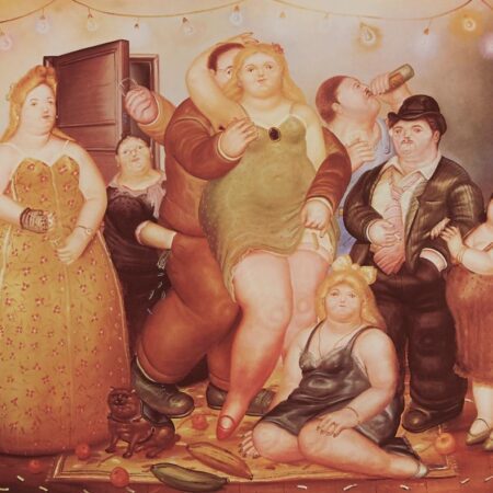 Fernando Botero "La Maison de Raquel Vega" Color Lithograph